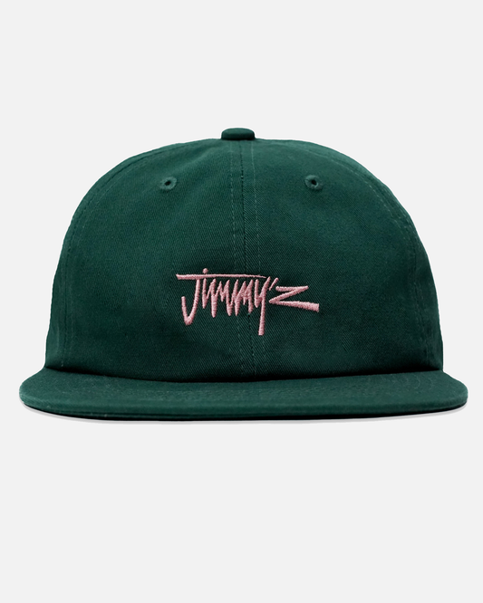 Jimmy'z Script Logo 6-Panel Cap