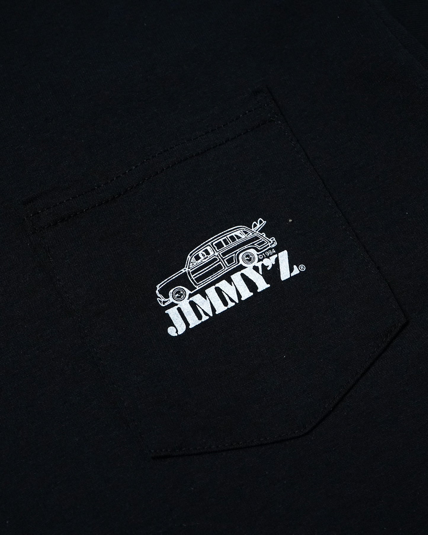 Jimmy'z Woody Logo Pocket T-Shirt