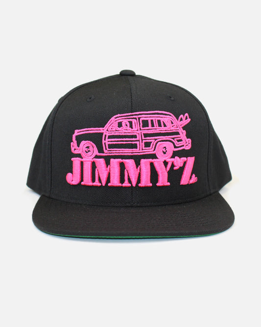 Jimmy'z 3D Woody Logo Cap in Black